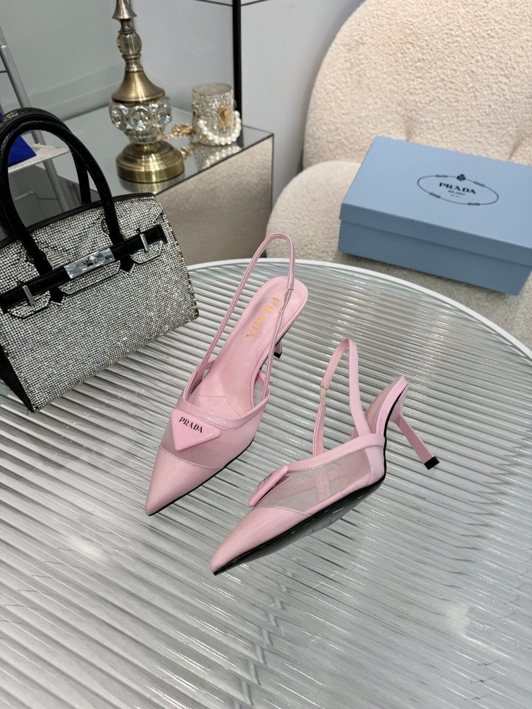 Cotton Candy Heels - Pink