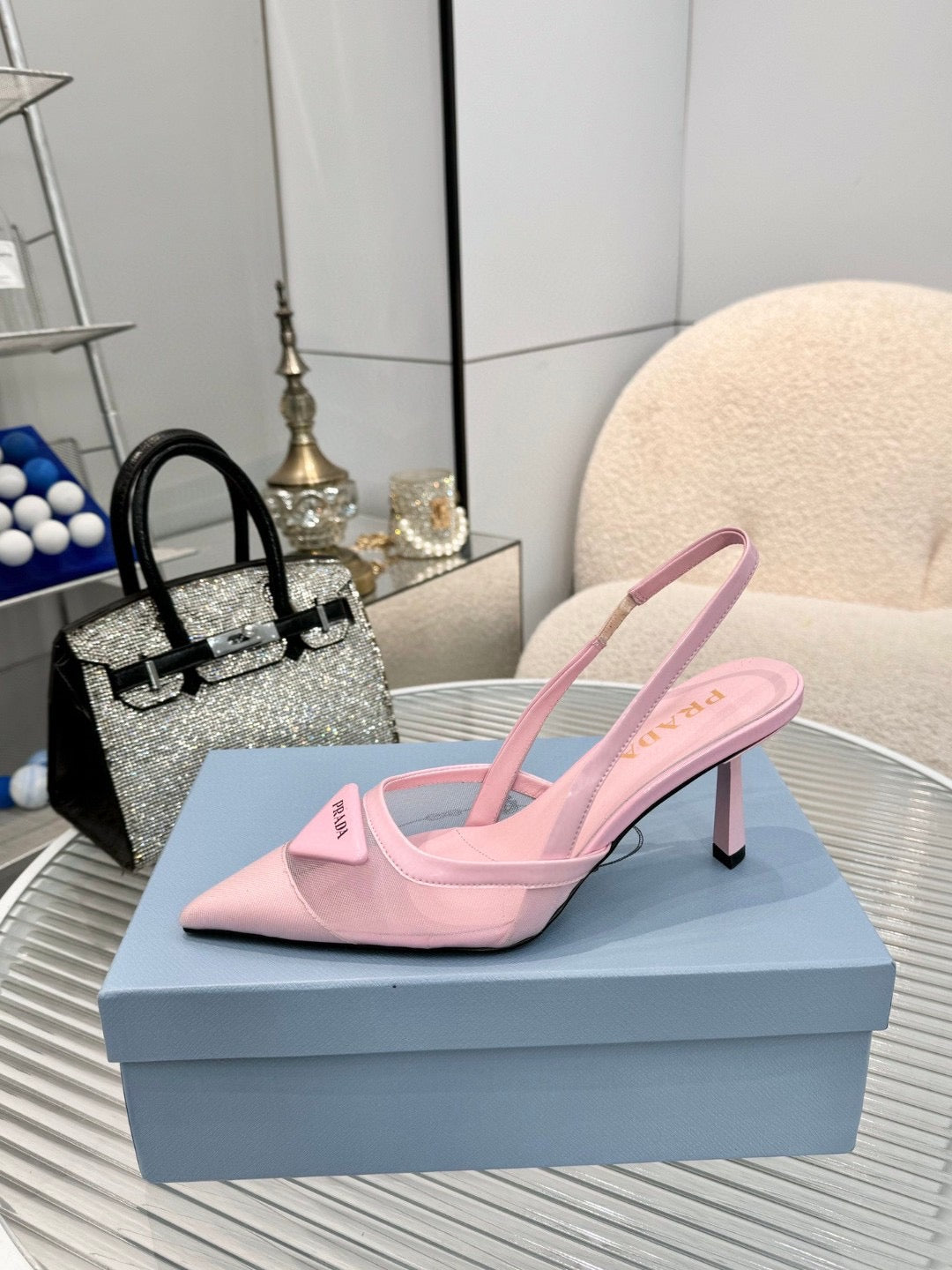 Cotton Candy Heels - Pink