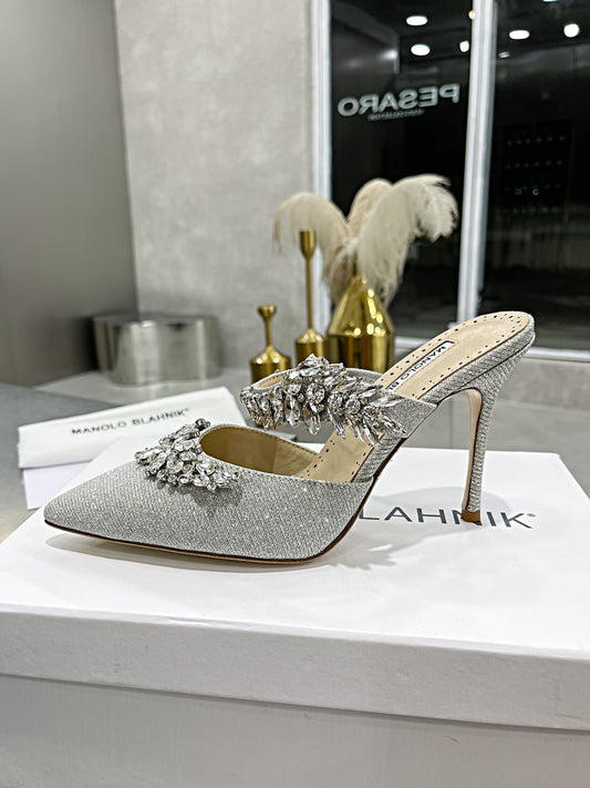 MB Heels - Silver